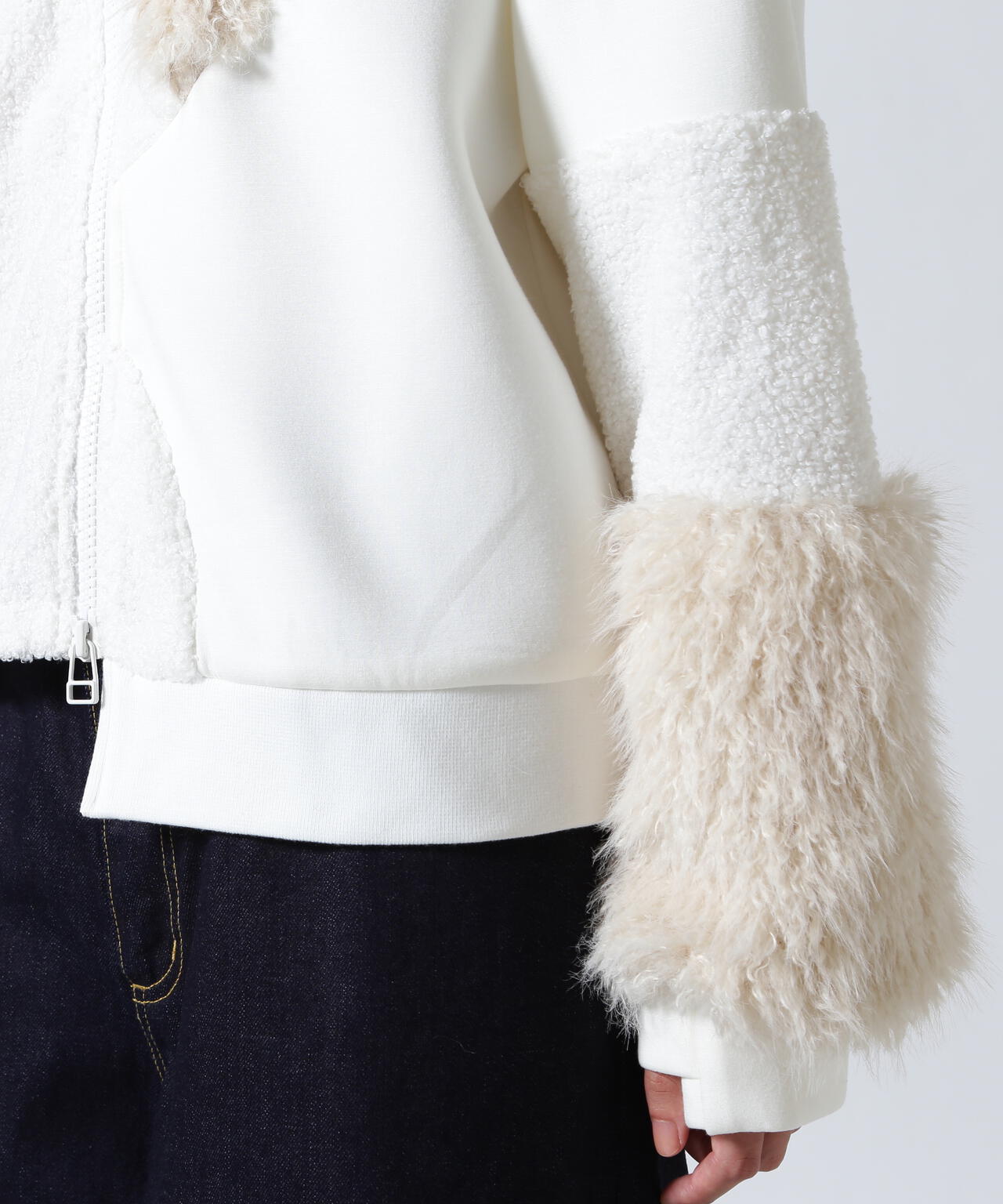 AULA AILA/アウラアイラ/別注ボア&ファーブルゾン