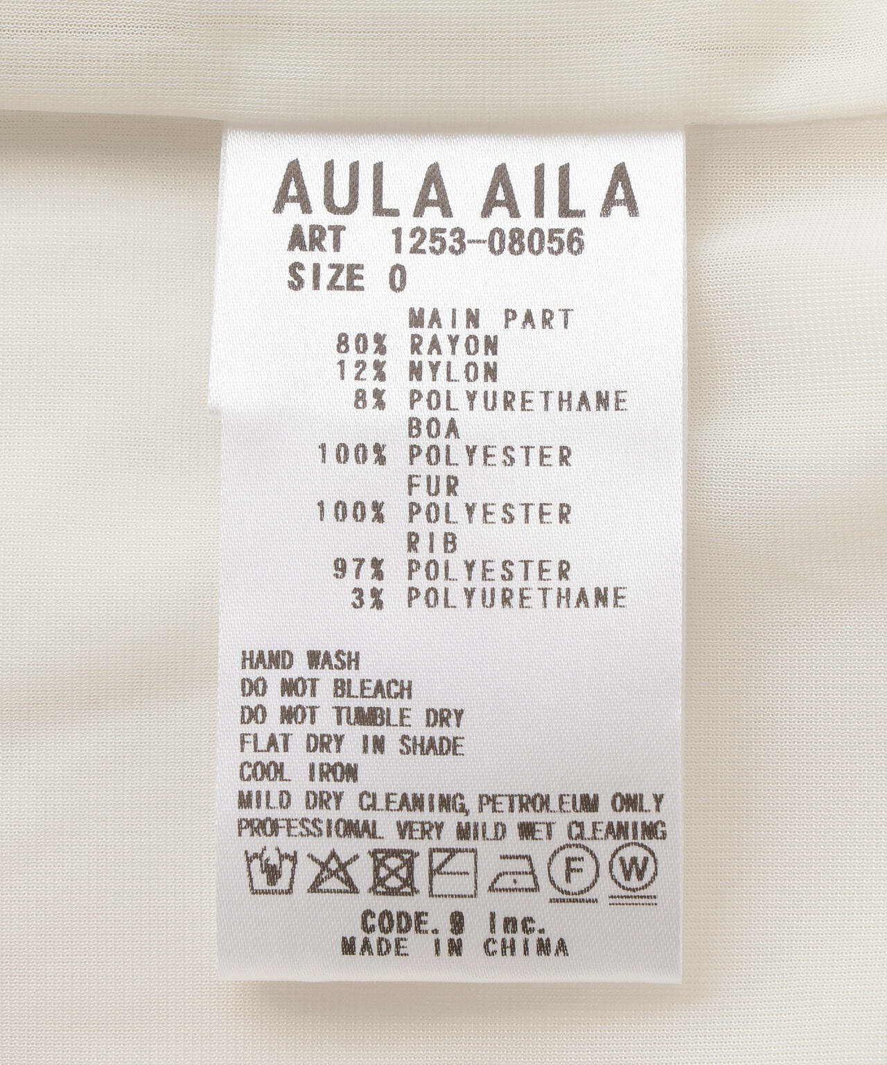 AULA AILA/アウラアイラ/別注ボア&ファーブルゾン