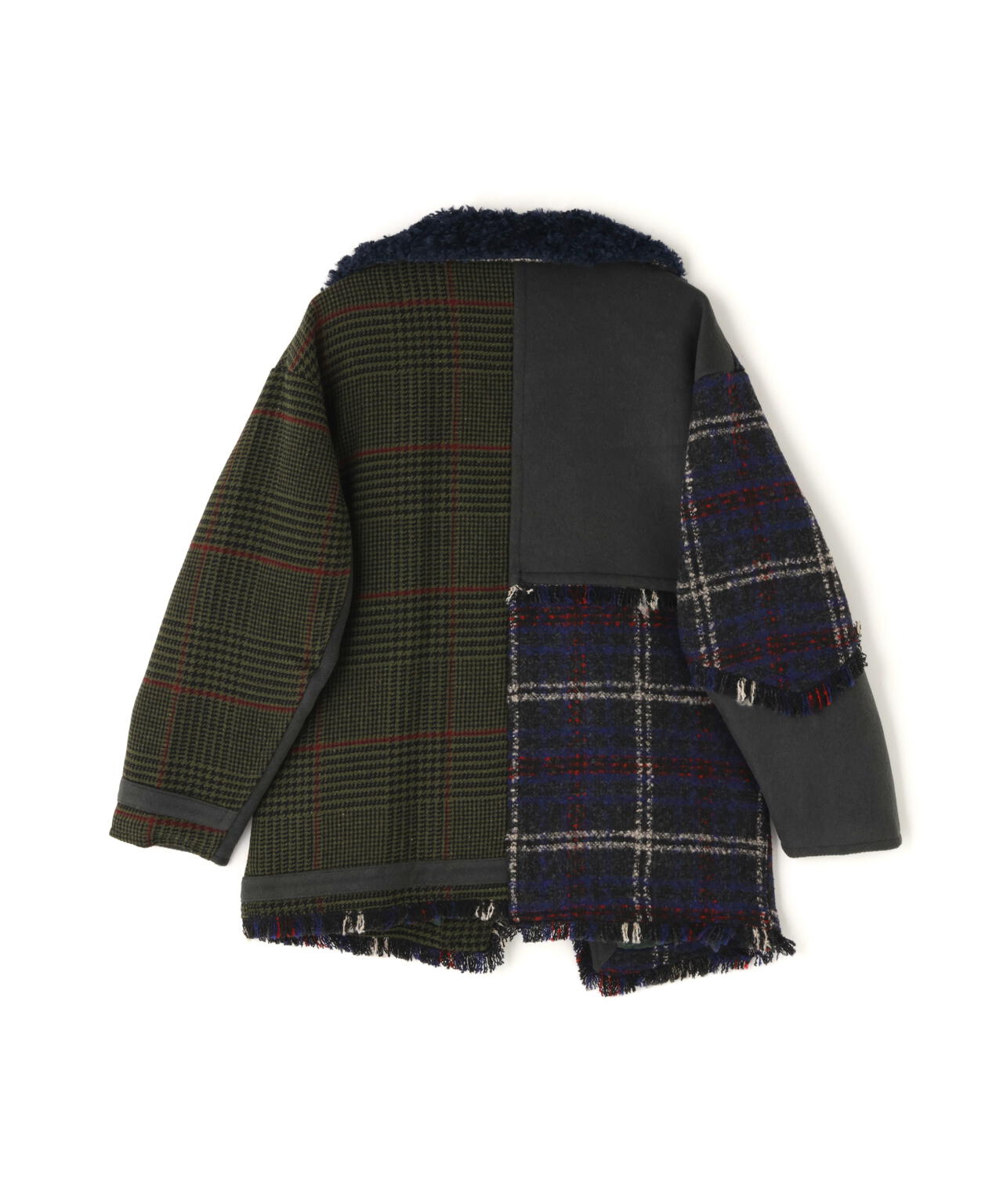 AULA AILA/アウラアイラ/別注チェックコンビネーションブルゾン