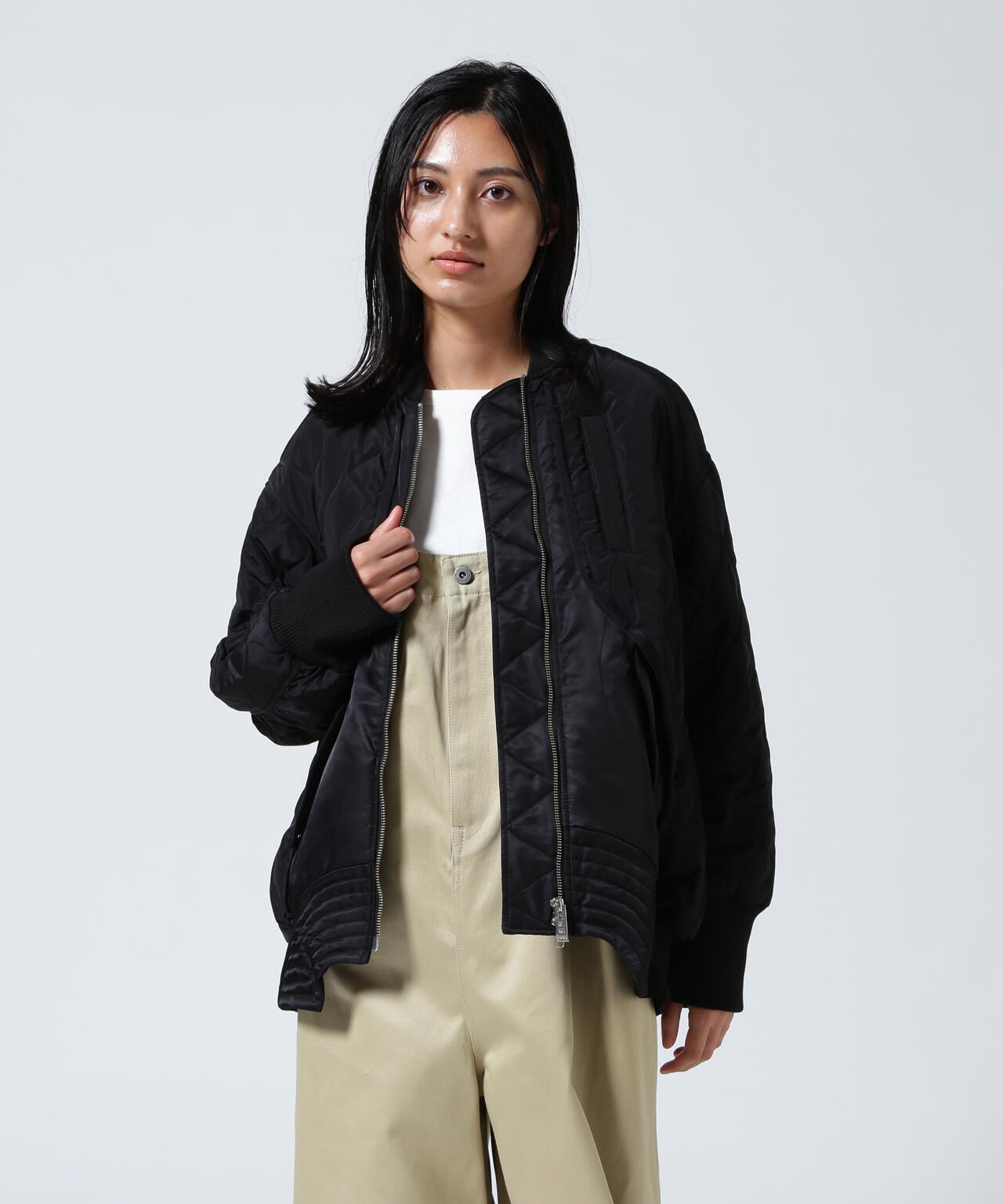 UN3D./アンスリード/QUILTING DOCKING MA-1/キルティングドッキングMA-1