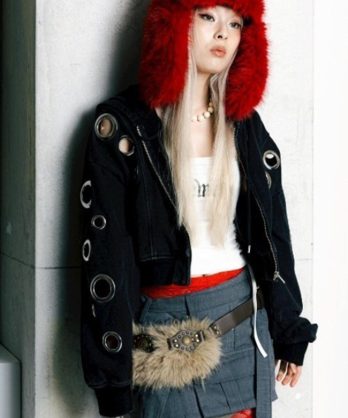 MITSUKI/ミツキ/EYELET HOODIE