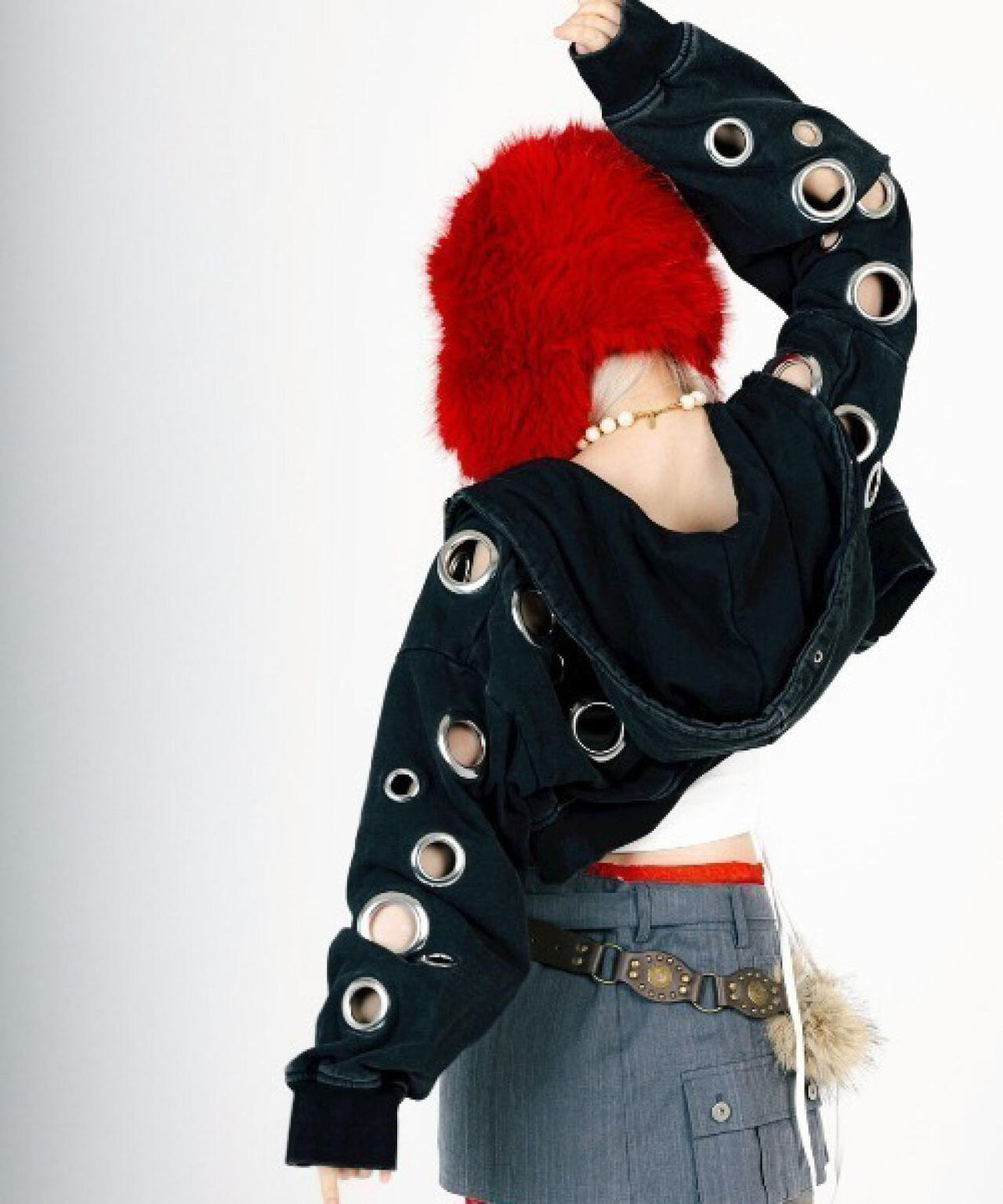 MITSUKI/ミツキ/EYELET HOODIE