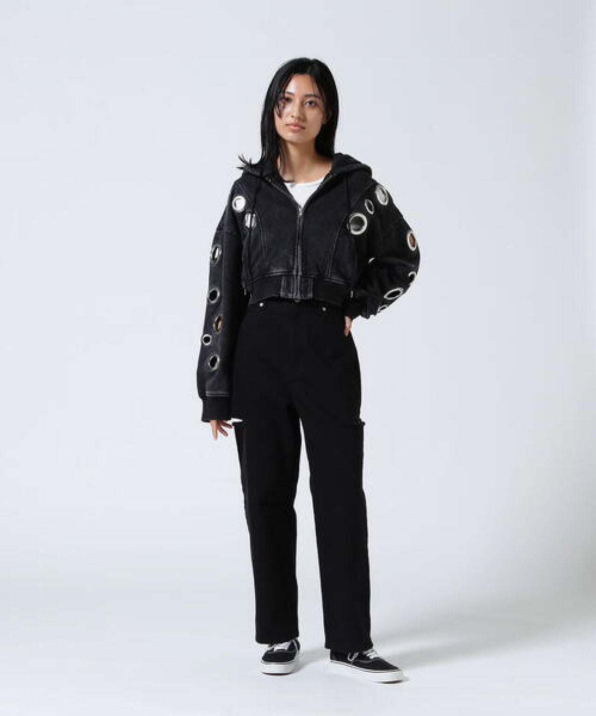 MITSUKI/ミツキ/EYELET HOODIE