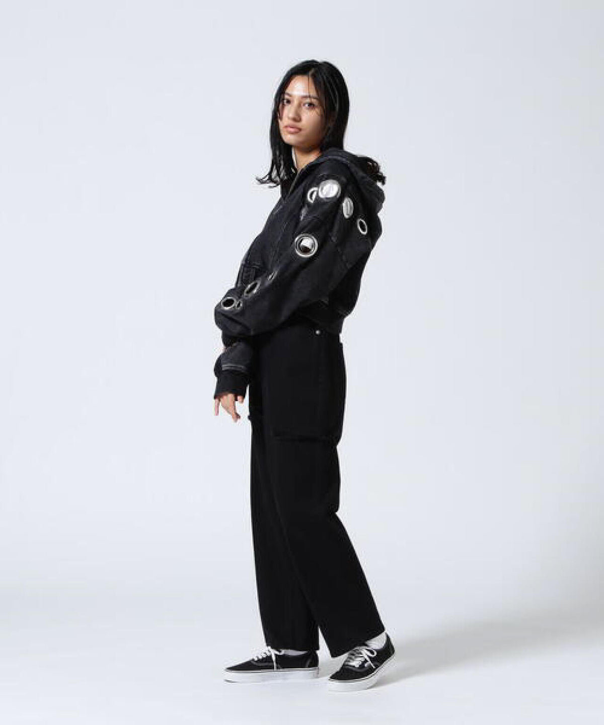 MITSUKI/ミツキ/EYELET HOODIE