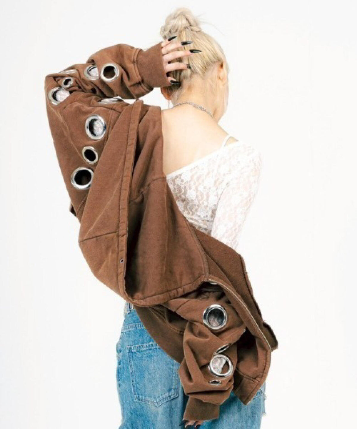 MITSUKI/ミツキ/EYELET HOODIE