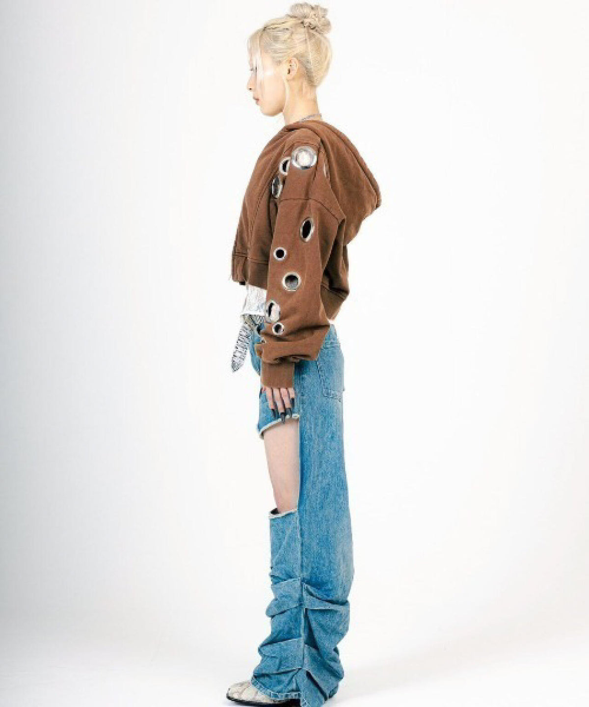 MITSUKI/ミツキ/EYELET HOODIE