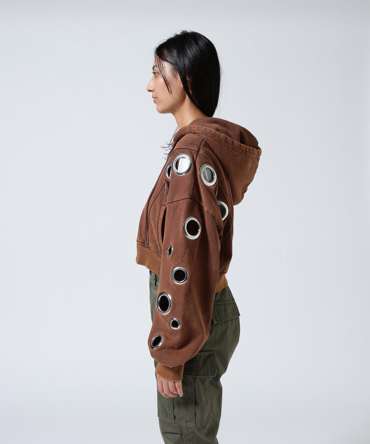 MITSUKI/ミツキ/EYELET HOODIE