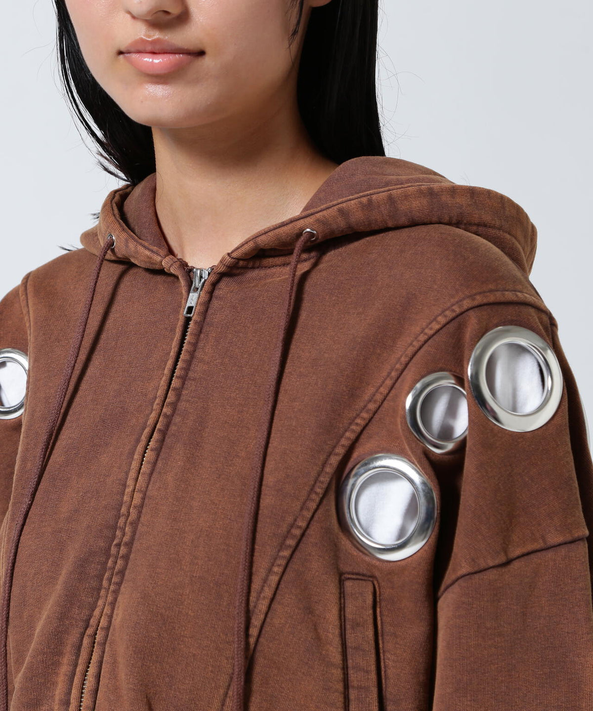 MITSUKI/ミツキ/EYELET HOODIE