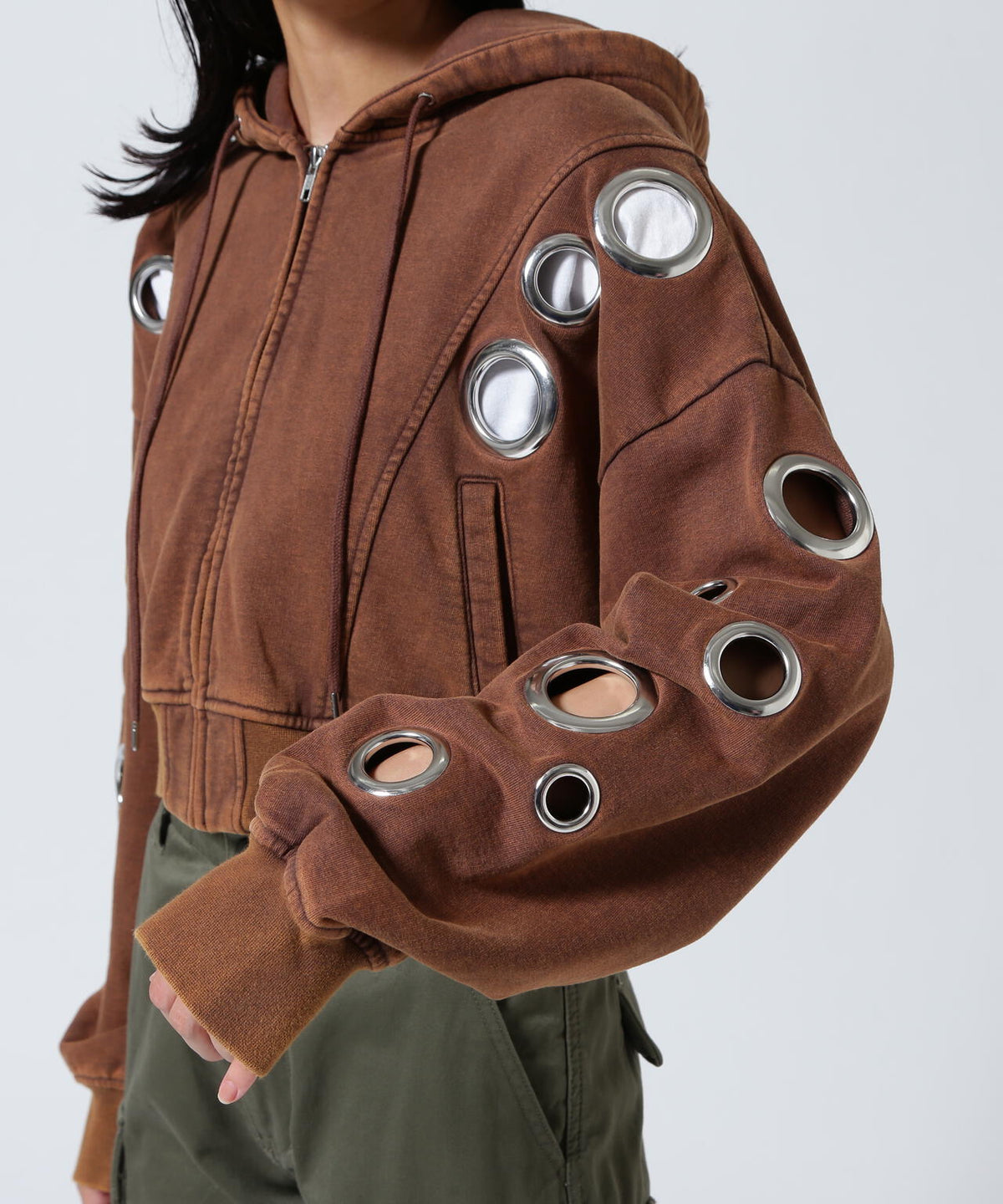 MITSUKI/ミツキ/EYELET HOODIE