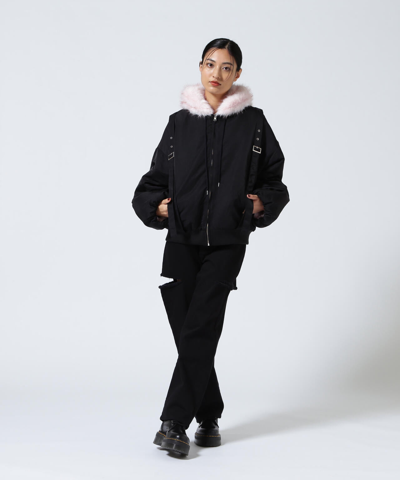 MITSUKI/ミツキ/REVERSIBLE FUR BLOUSON