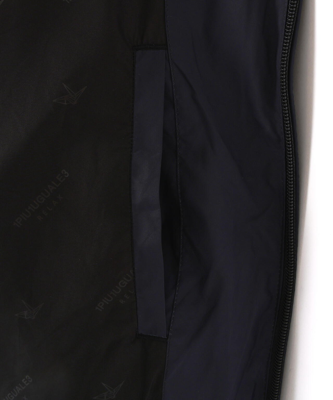 1PIU1UGUALE3 RELAX/ウノピゥ ウノ ウグァーレ トレ リラックス/グラデーションニットコンビパデッドジャケット