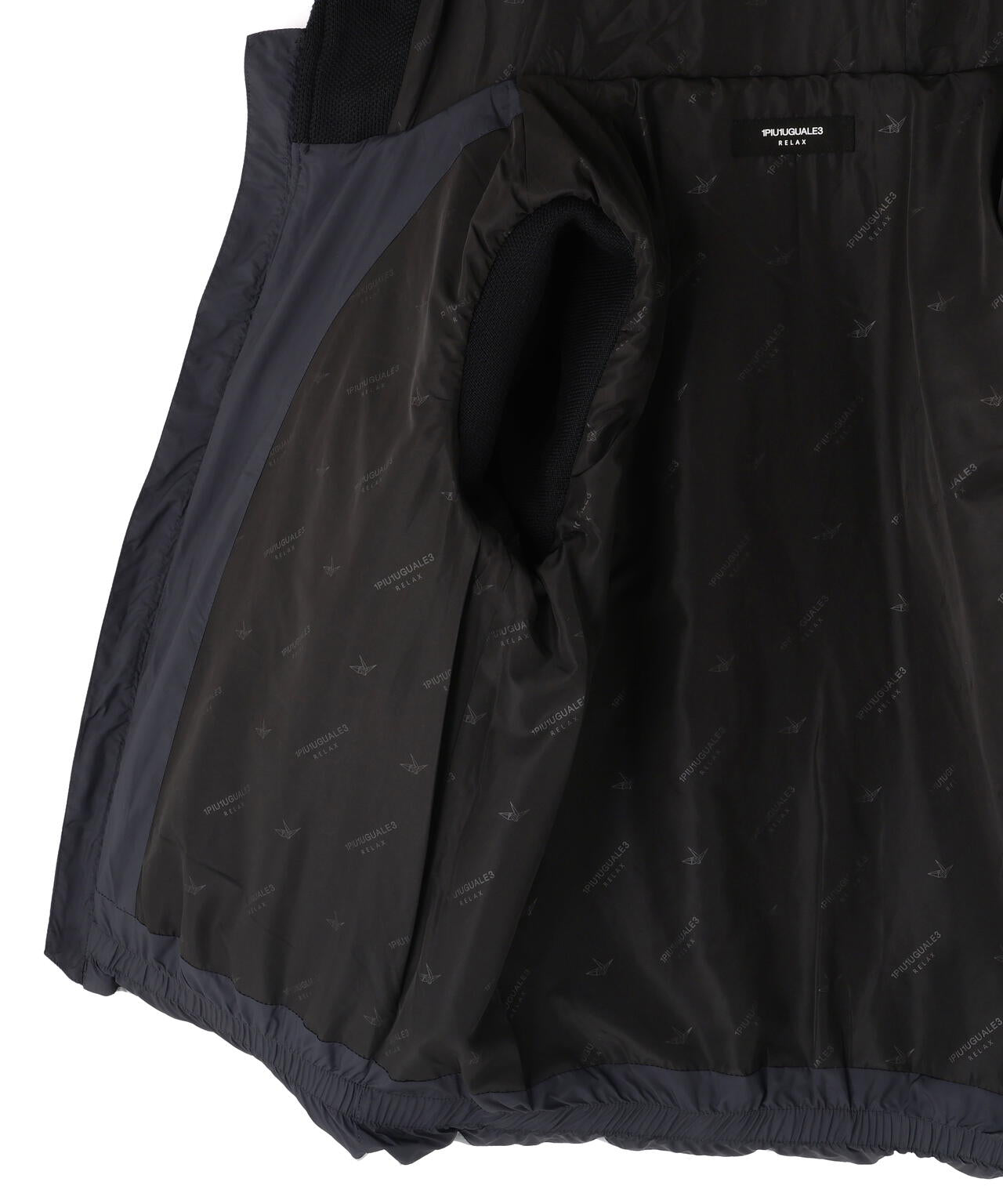 1PIU1UGUALE3 RELAX/ウノピゥ ウノ ウグァーレ トレ リラックス/グラデーションニットコンビパデッドジャケット