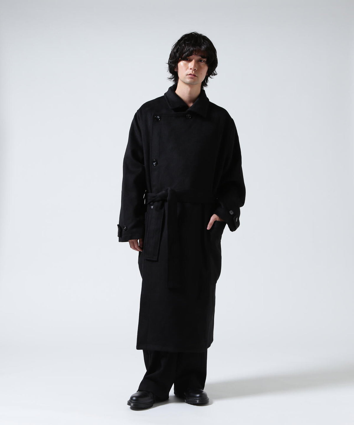 GEN_DAI/ゲンダイ/WOOL WRAP COAT