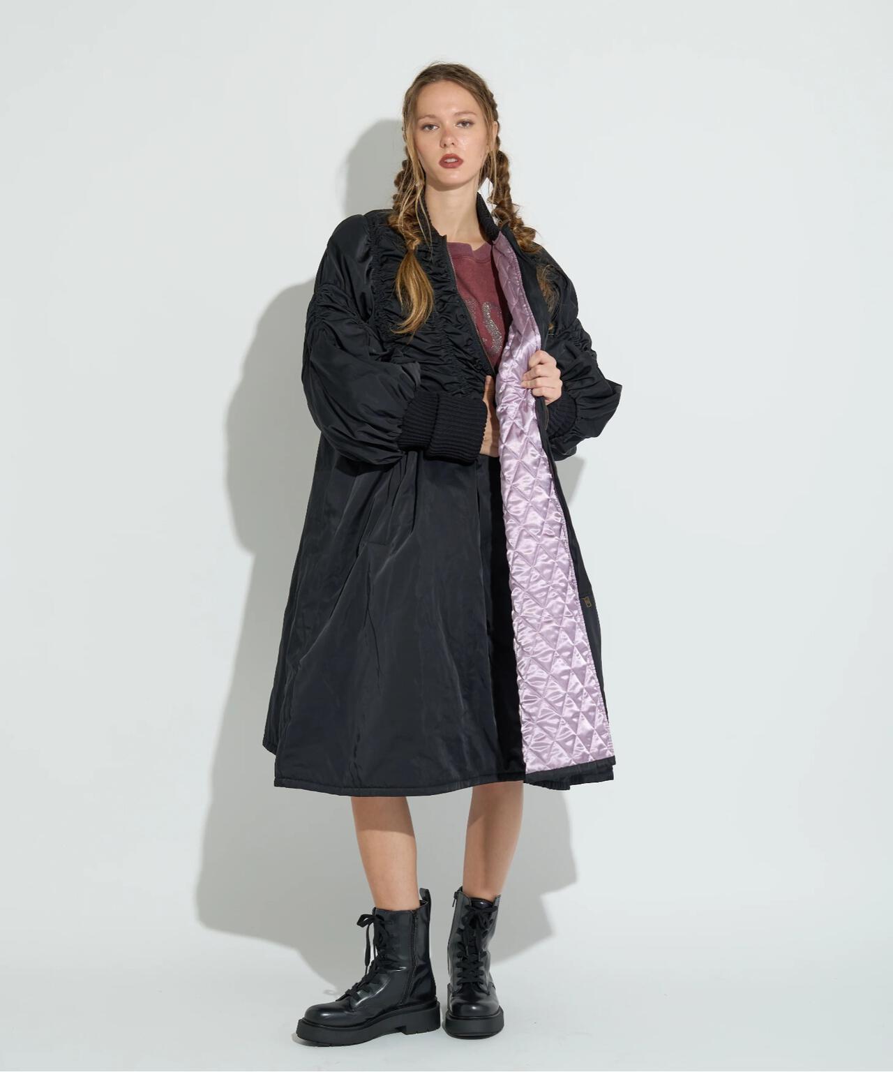 ANNA SUI NYC/アナ スイ エヌワイシー/ロングMA-1コート