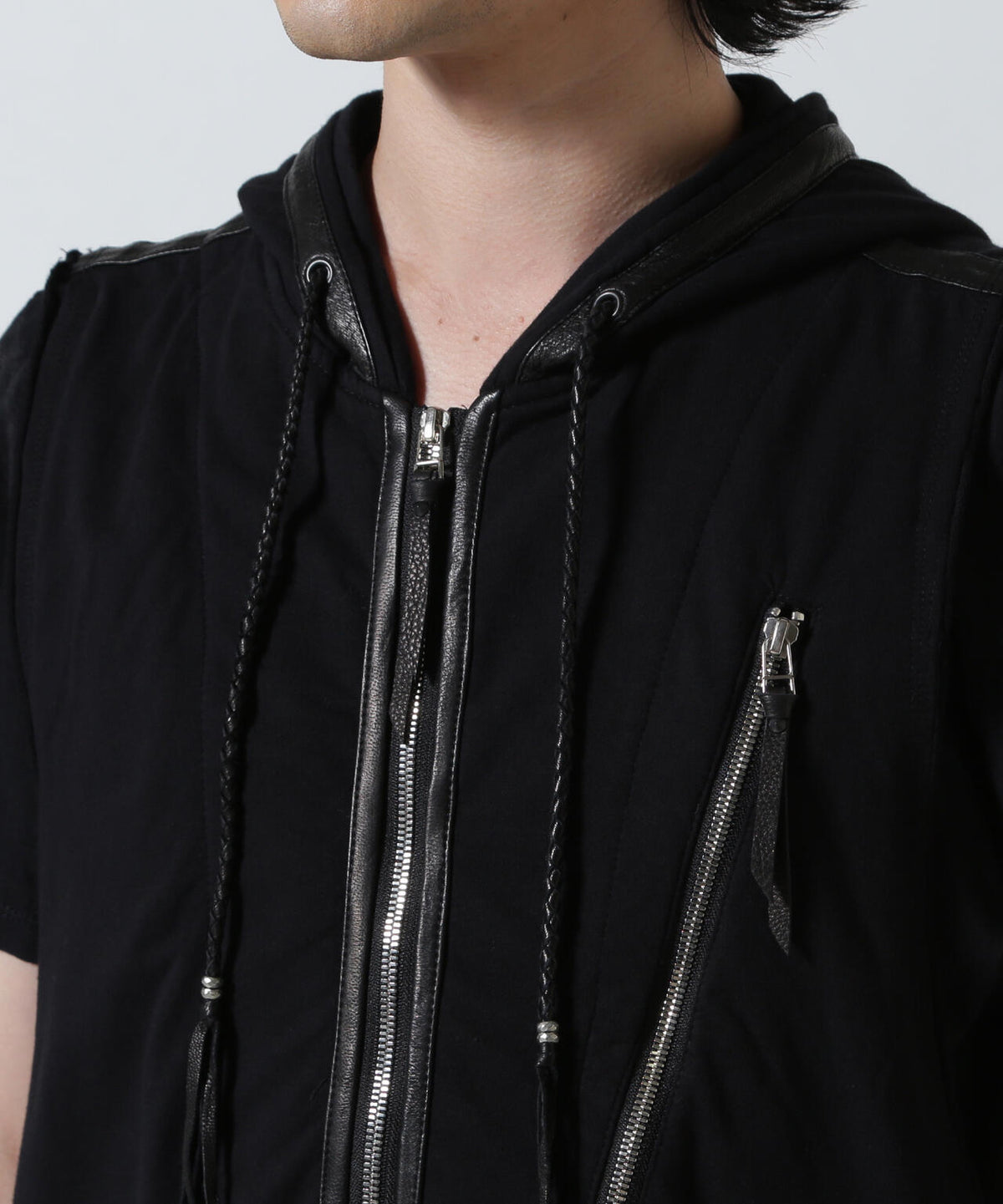 KMRii/ケムリ/Black Raven Vest 05