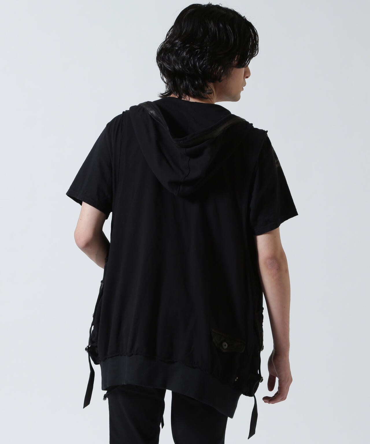 KMRii/ケムリ/Black Raven Vest 05
