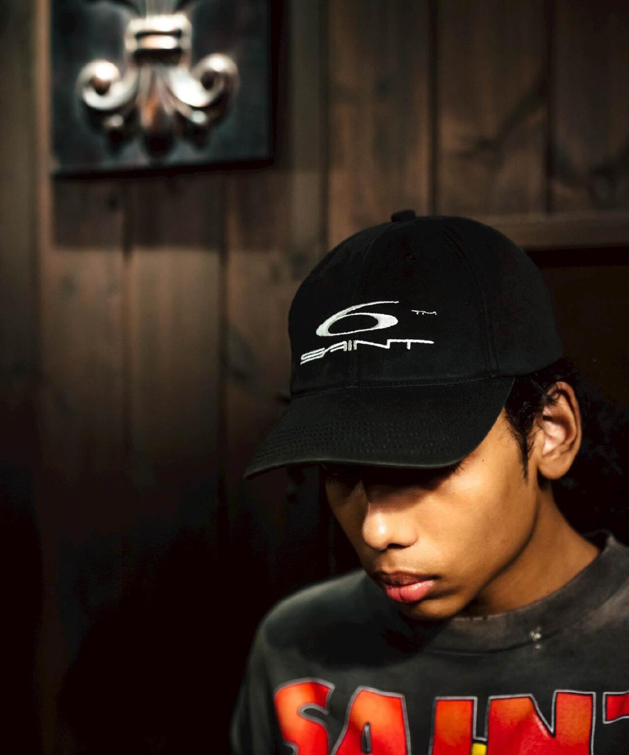 SAINT MICHAEL✨セイントマイケル✨キャップ✨レザー✨ウォッシュ加工 SAINT MICHAEL/セントマイケル/CAP/SAINT 6/BLACK | ROYAL FLASH