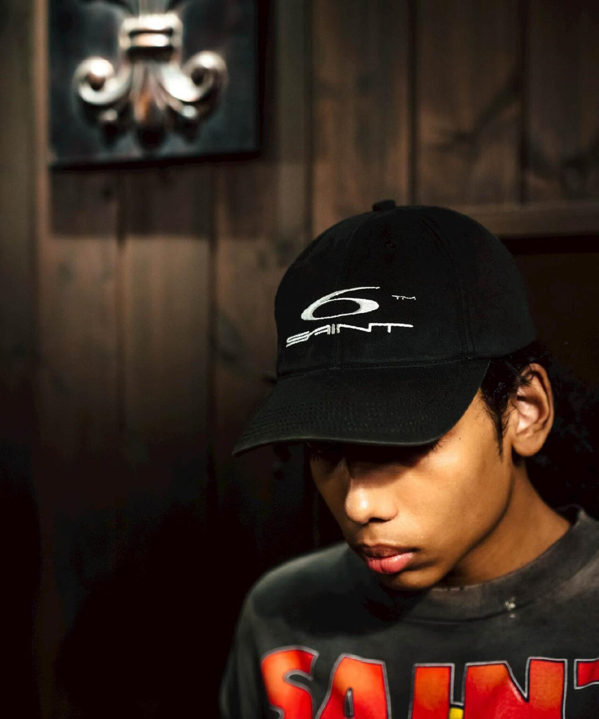 SAINT MICHAEL/セントマイケル/CAP/SAINT 6/BLACK