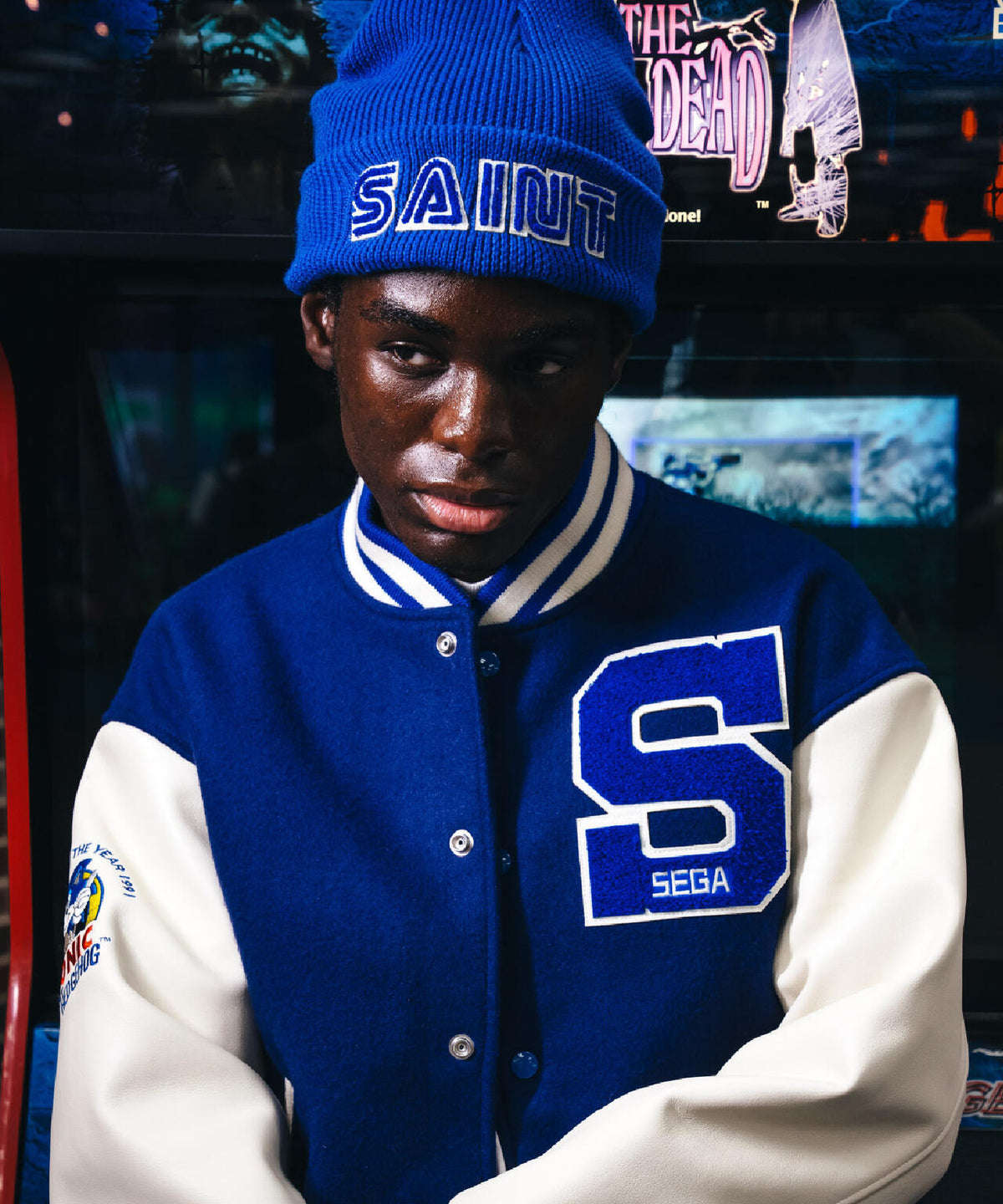 SAINT MICHAEL/セントマイケル/SAINT SEGA/SG KNIT CAP/BLUE