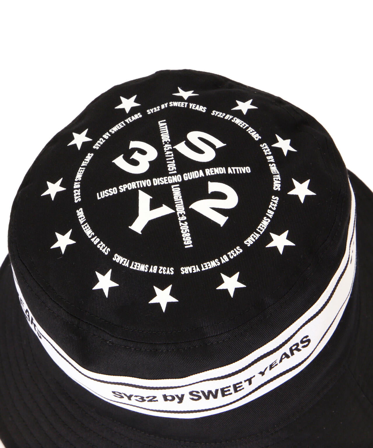 SY32 by SWEET YEARS /TAPE DESIGN BUCKET HAT