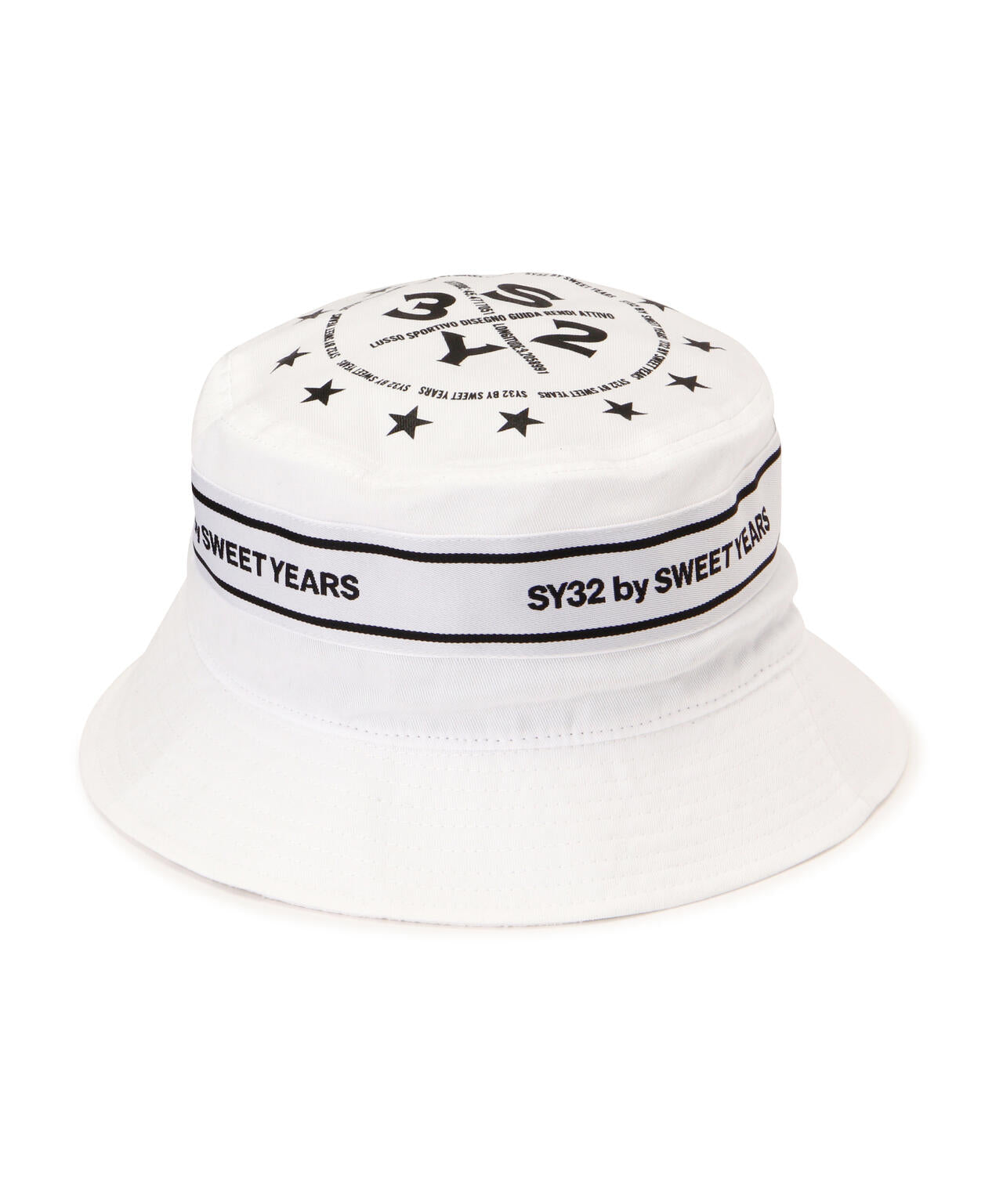SY32 by SWEET YEARS /TAPE DESIGN BUCKET HAT