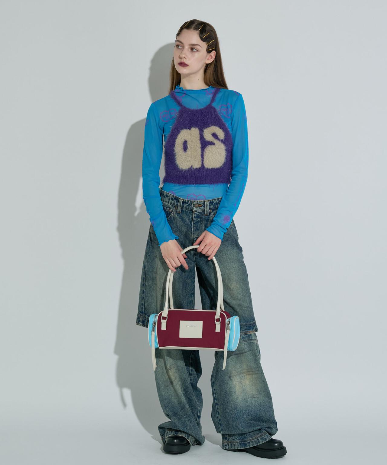 ANNA SUI NYC/アナ スイ エヌワイシー/2トーンカラーナイロンバッグ