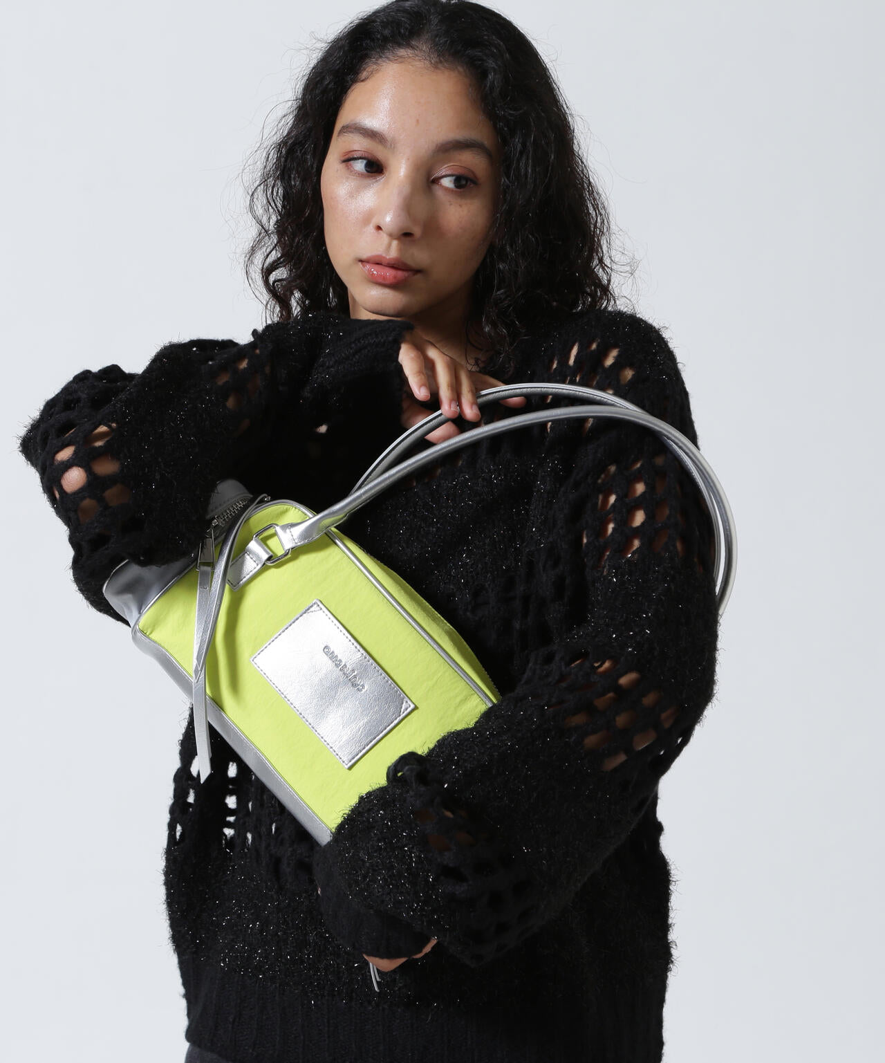 ANNA SUI NYC/アナ スイ エヌワイシー/2トーンカラーナイロンバッグ