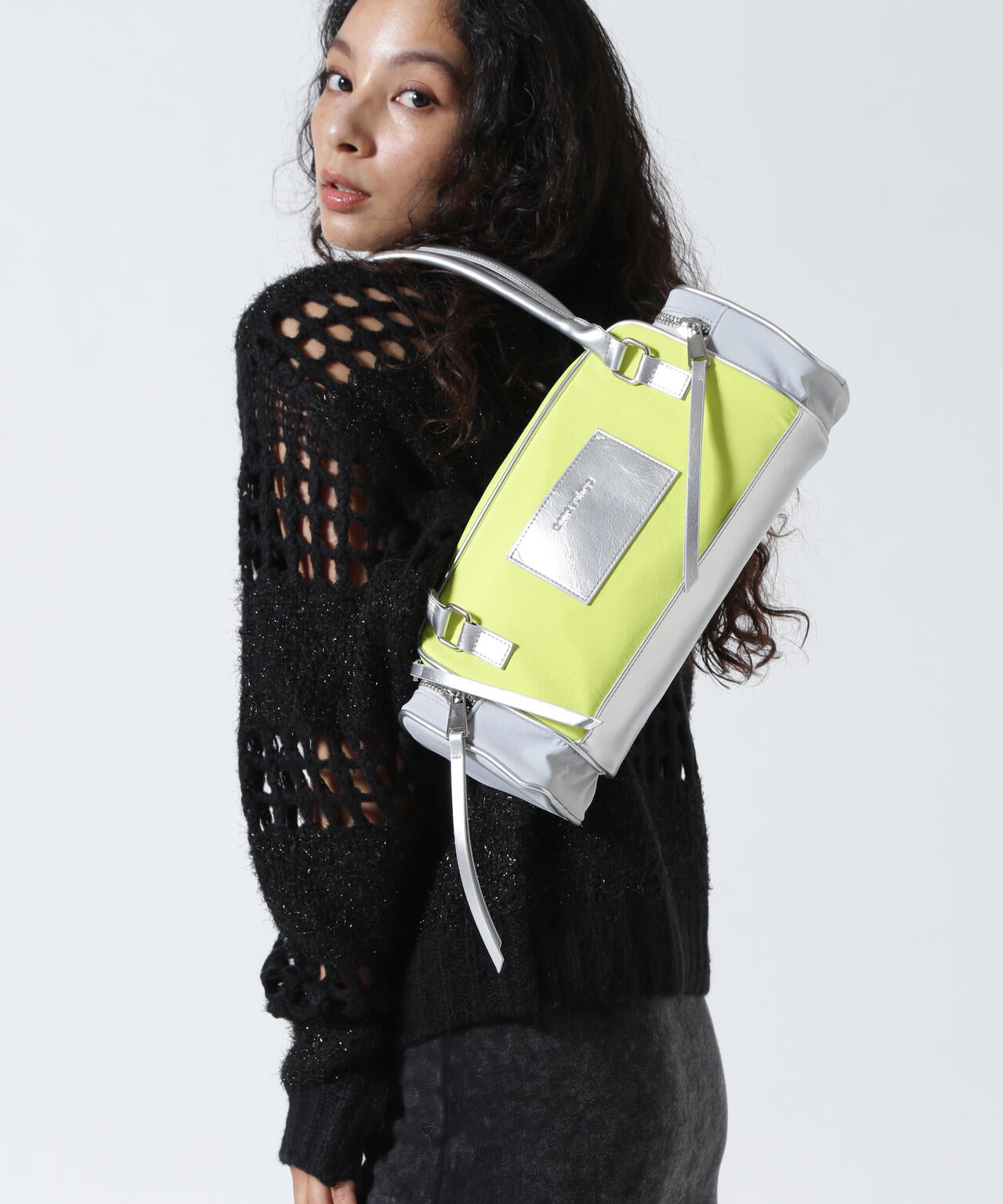 ANNA SUI NYC/アナ スイ エヌワイシー/2トーンカラーナイロンバッグ