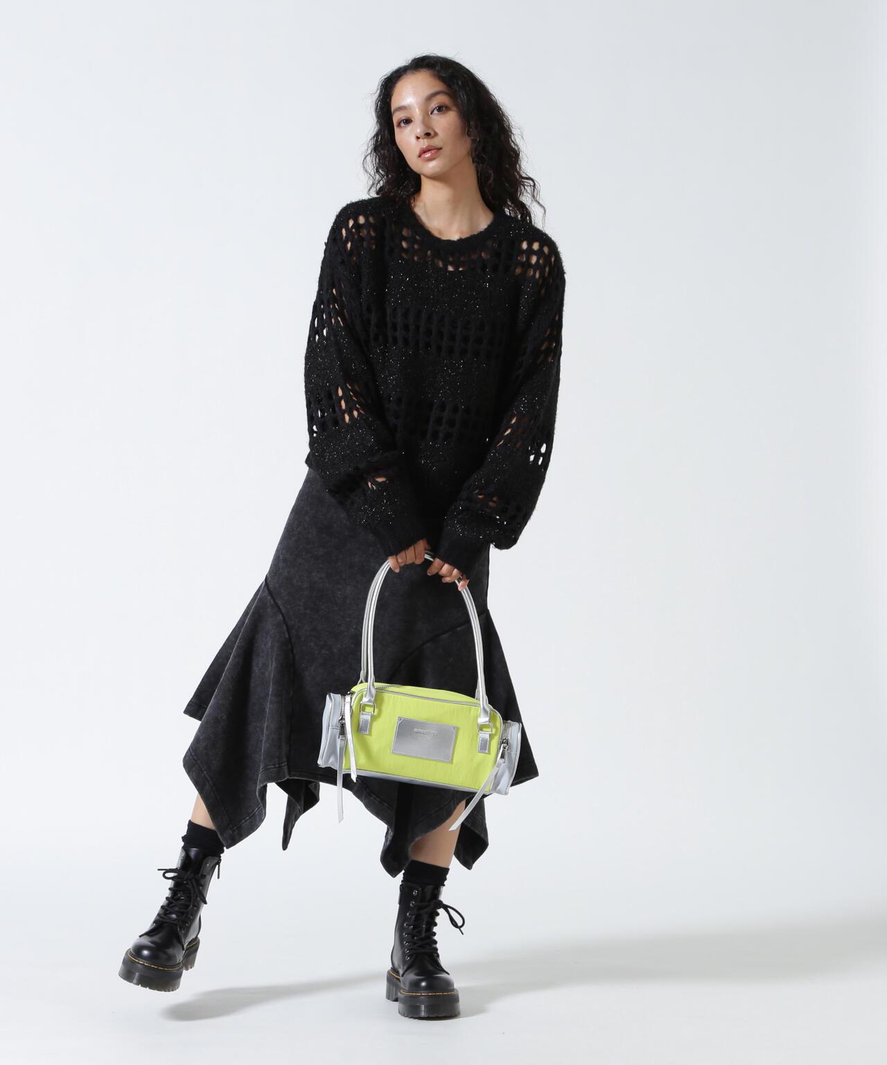 ANNA SUI NYC/アナ スイ エヌワイシー/2トーンカラーナイロンバッグ