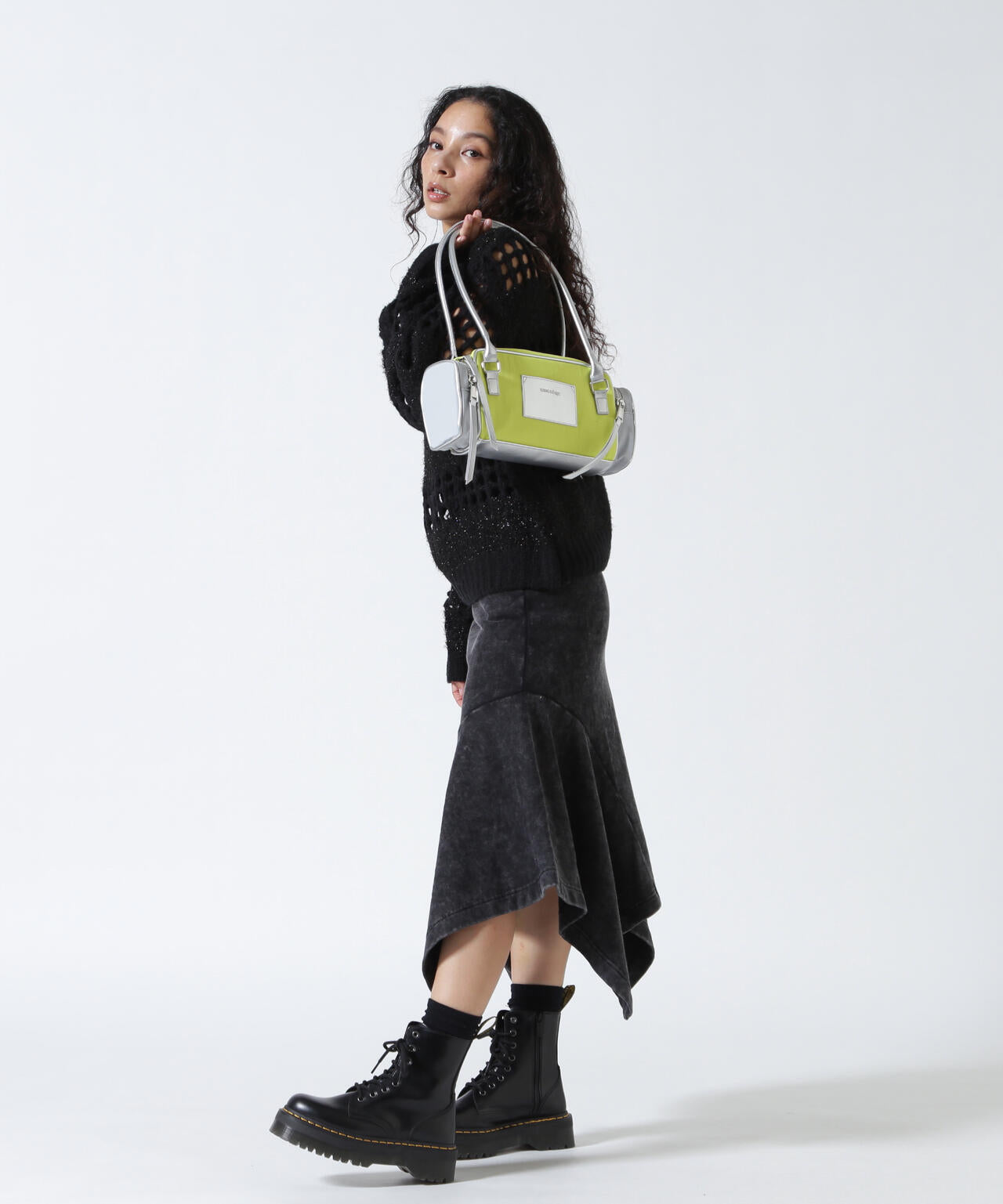 ANNA SUI NYC/アナ スイ エヌワイシー/2トーンカラーナイロンバッグ