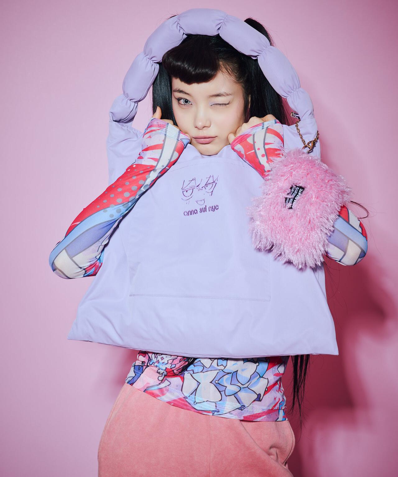 ANNA SUI NYC/アナ スイ エヌワイシー/『×寺田てら』TERAリバーシブルバッグ