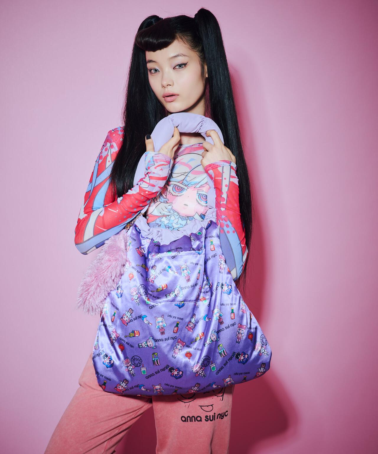 ANNA SUI NYC/アナ スイ エヌワイシー/『×寺田てら』TERAリバーシブルバッグ