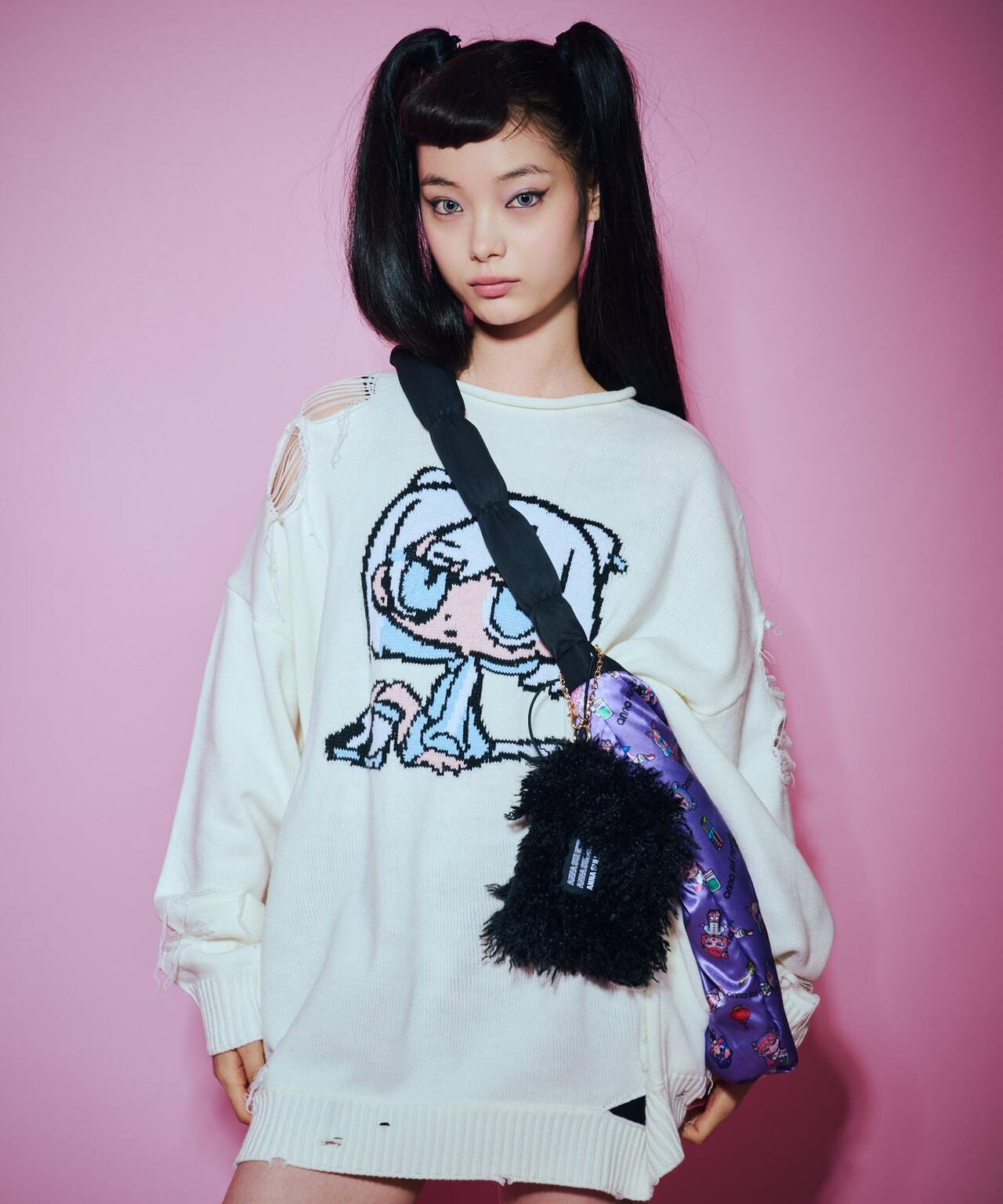 ANNA SUI NYC/アナ スイ エヌワイシー/『×寺田てら』TERAリバーシブルバッグ