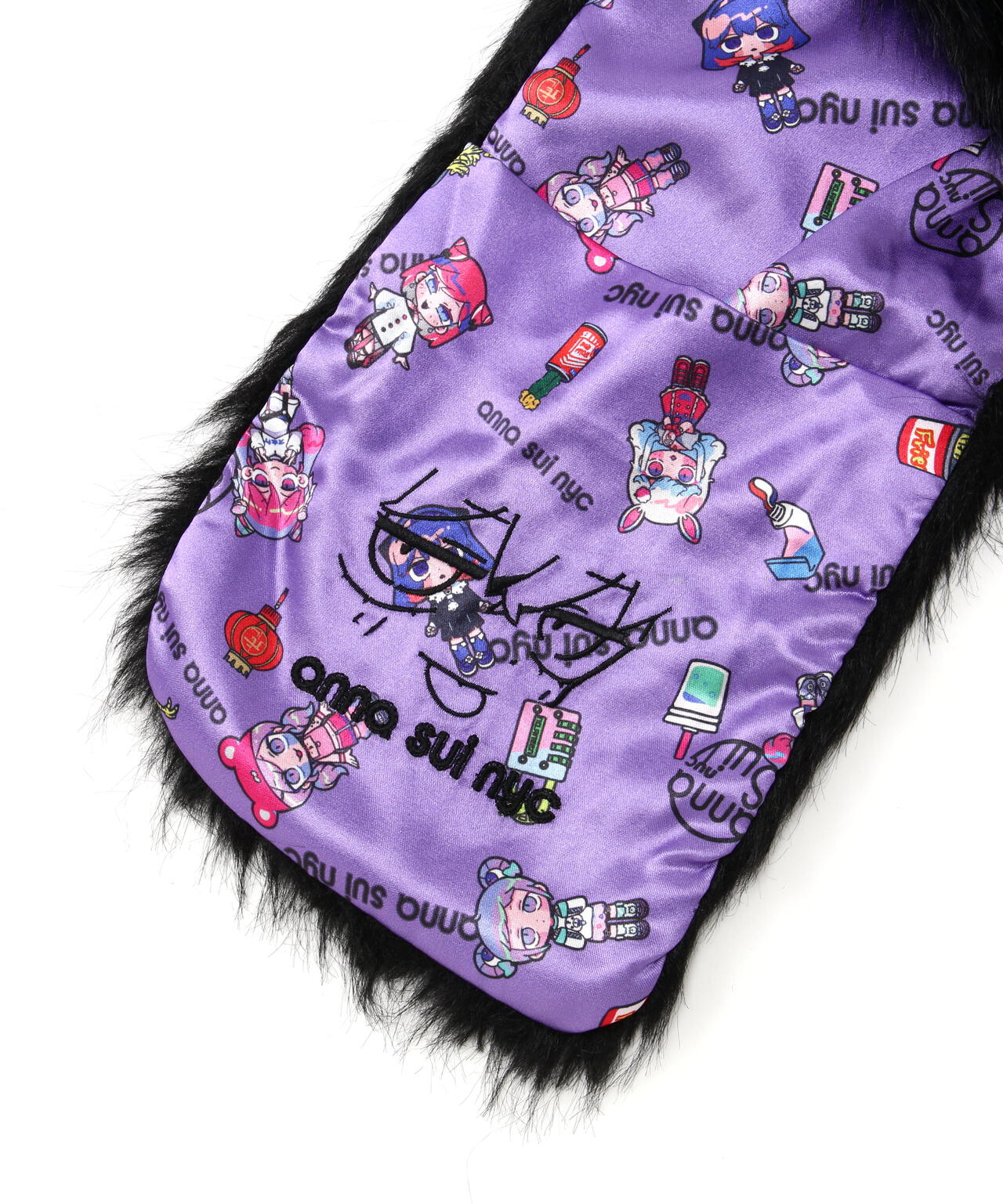 ANNA SUI NYC/アナ スイ エヌワイシー/『×寺田てら』TERAキャットファーマフラー