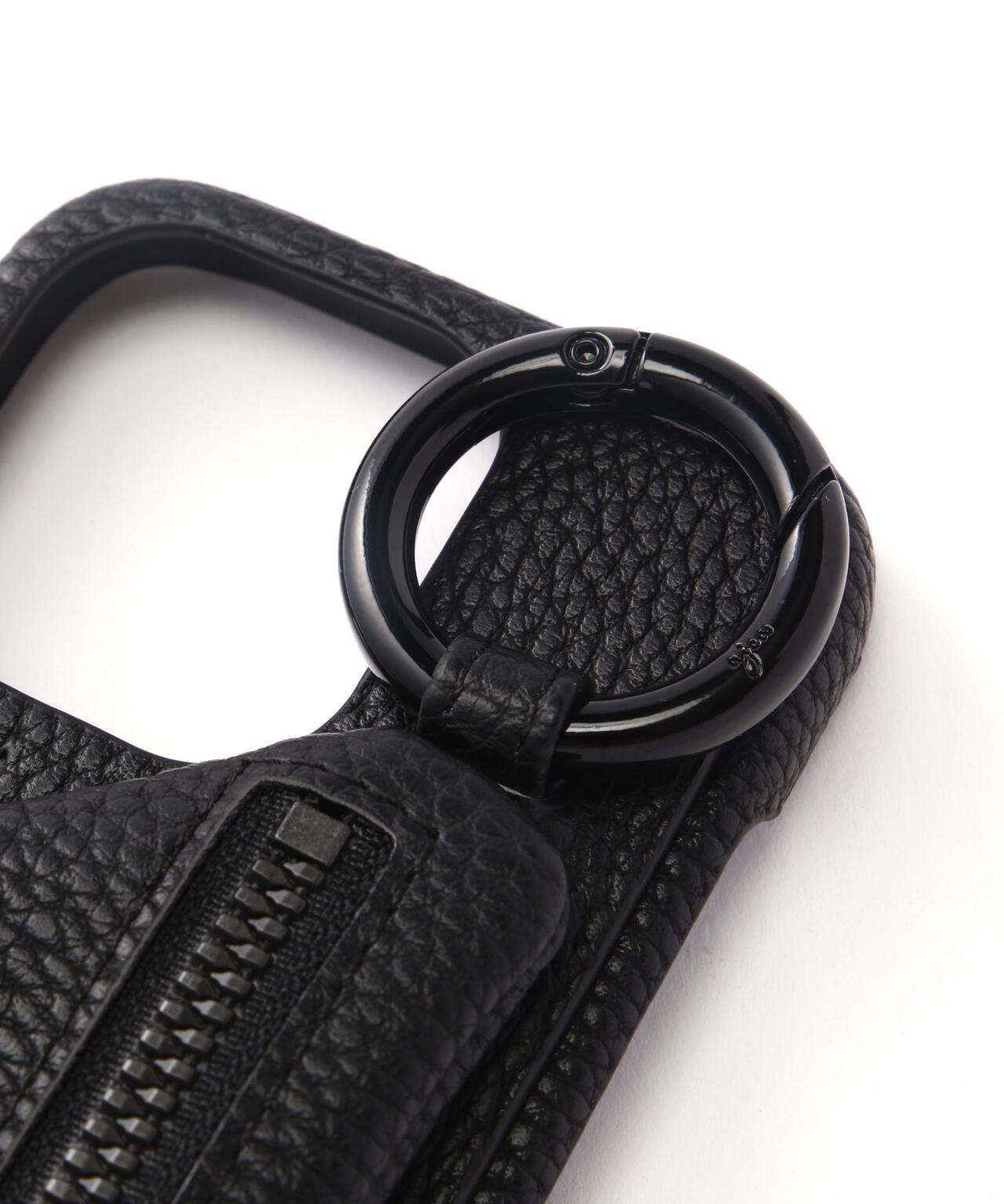 ajew/エジュー/別注【ひも付き】iPhone16_16Pro/BLACK