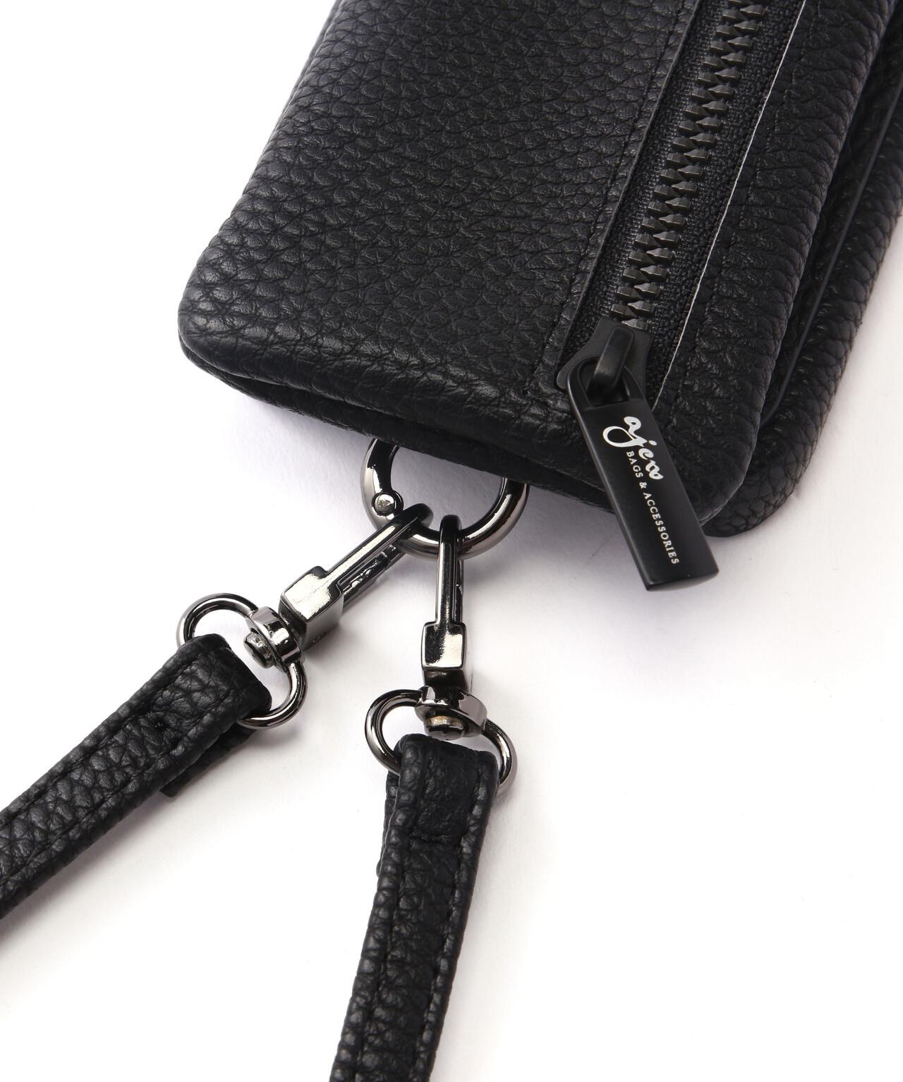 ajew/エジュー/別注【ひも付き】iPhone16_16Pro/BLACK