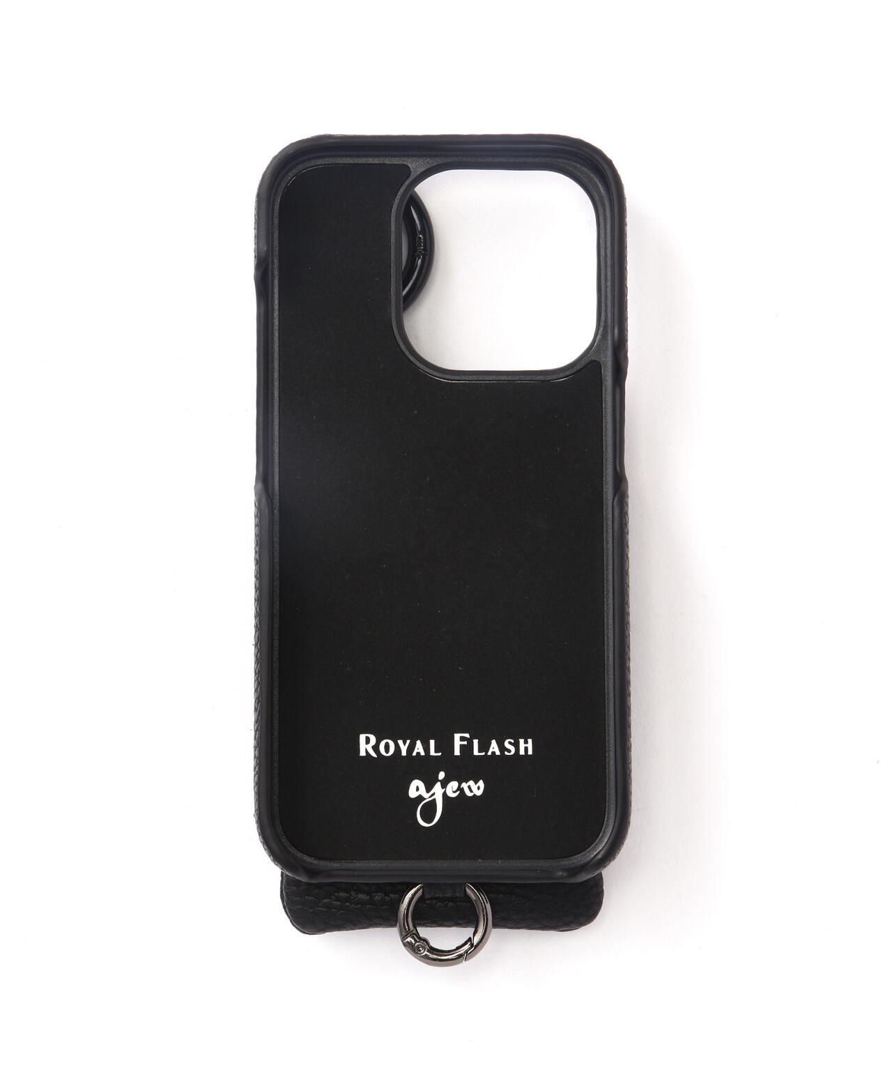 ajew/エジュー/別注【ひも付き】iPhone16_16Pro/BLACK