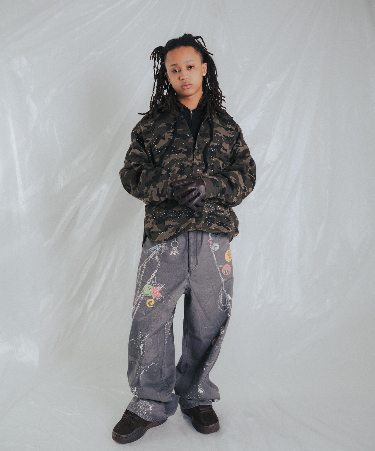 FR(13)NDS/フレンズ/TROMPEL'OEIL DENIM PANTS