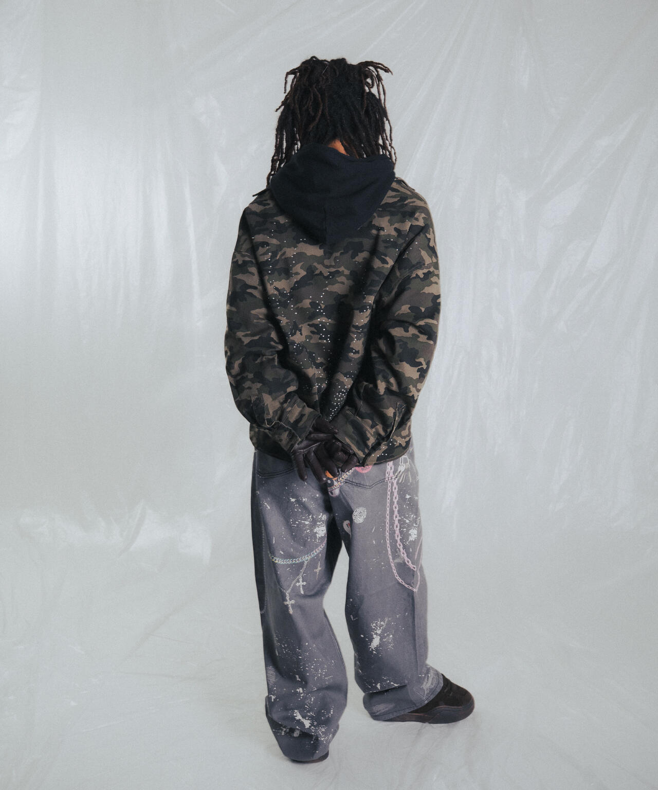 FR(13)NDS/フレンズ/TROMPEL'OEIL DENIM PANTS