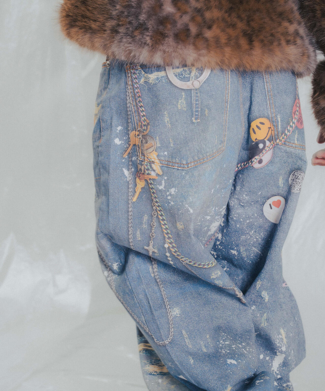 FR(13)NDS/フレンズ/TROMPEL'OEIL DENIM PANTS