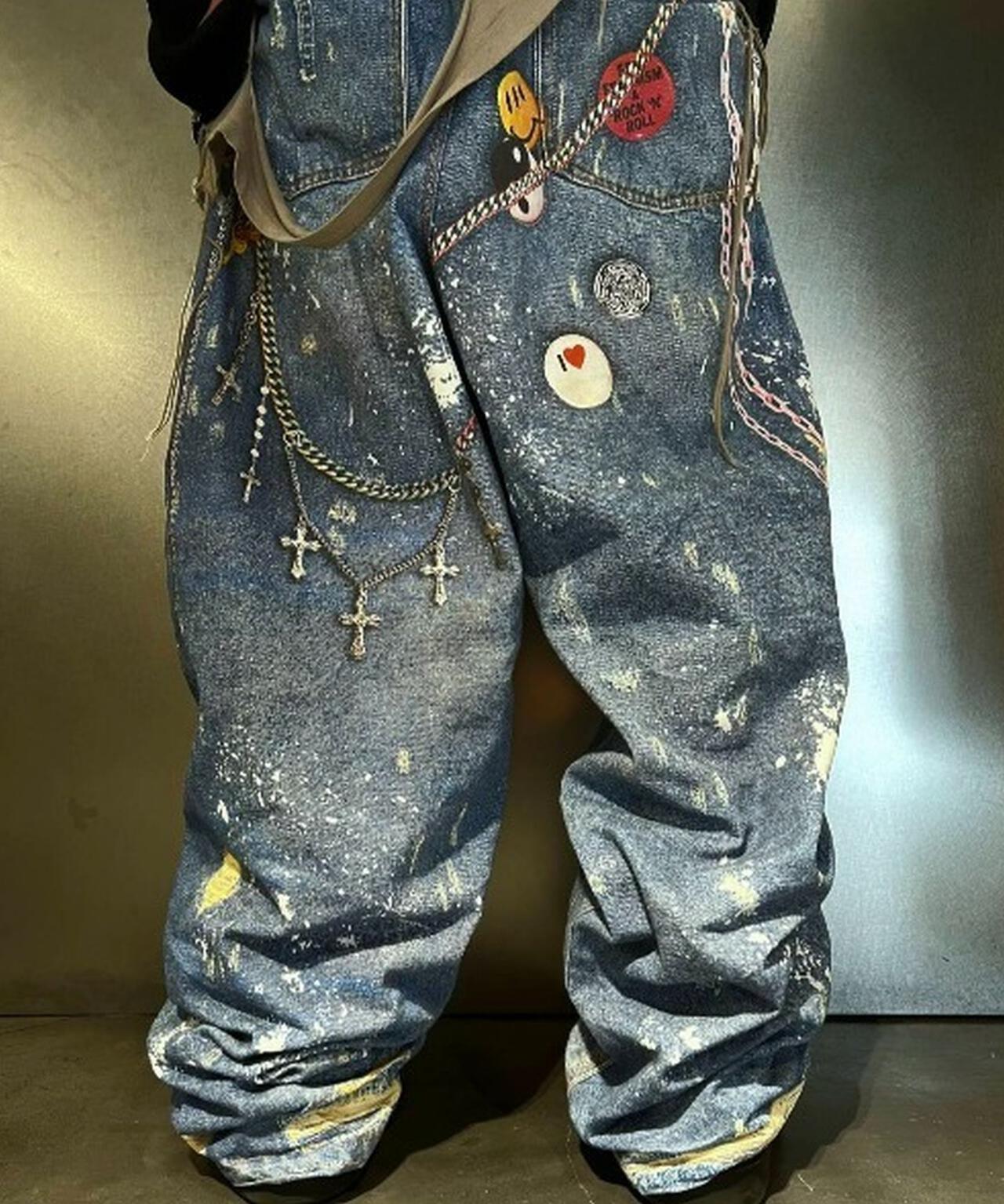 FR(13)NDS/フレンズ/TROMPEL'OEIL DENIM PANTS