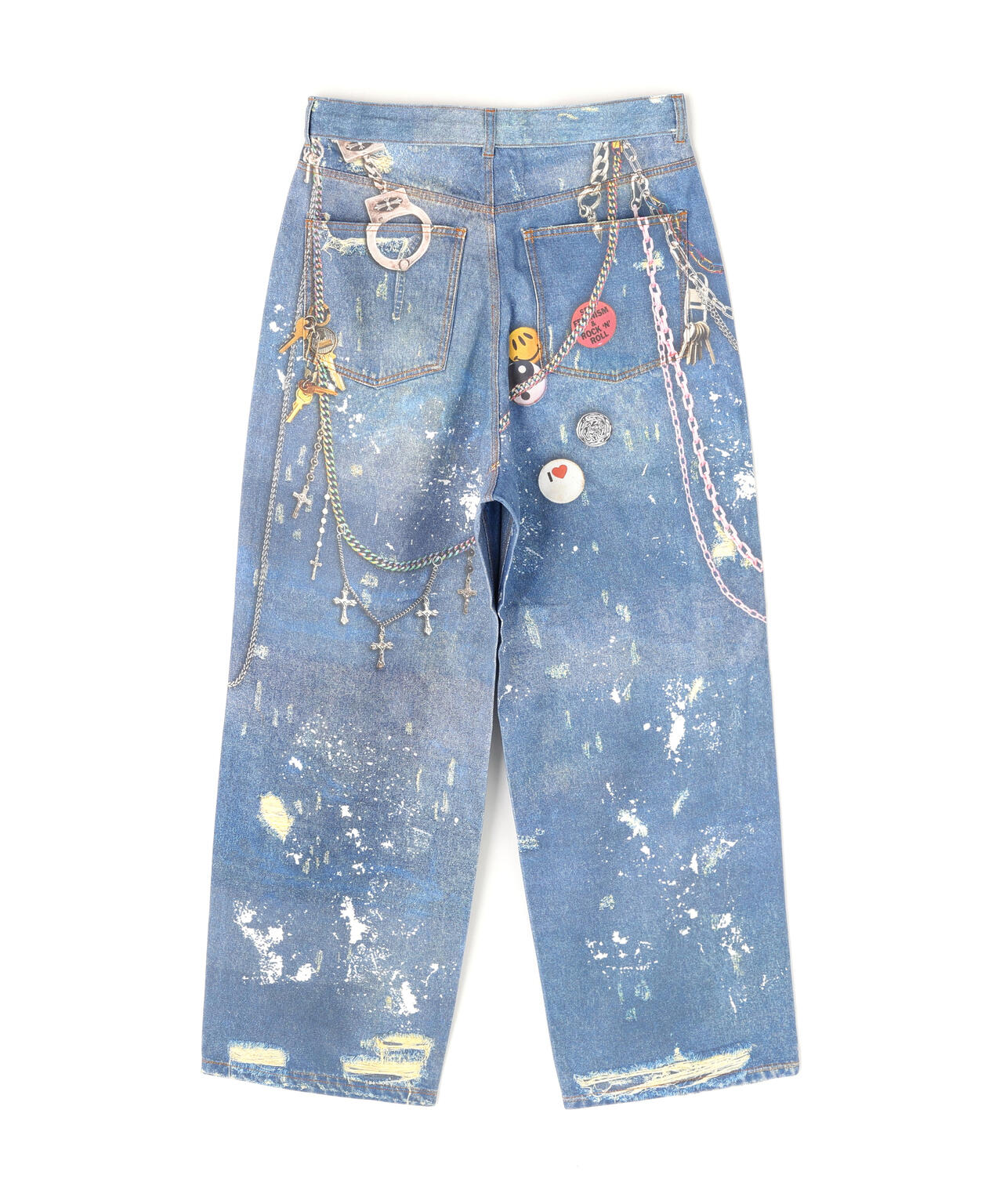 FR(13)NDS/フレンズ/TROMPEL'OEIL DENIM PANTS