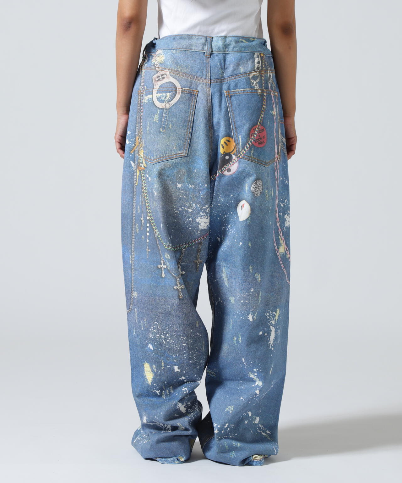 FR(13)NDS/フレンズ/TROMPEL'OEIL DENIM PANTS