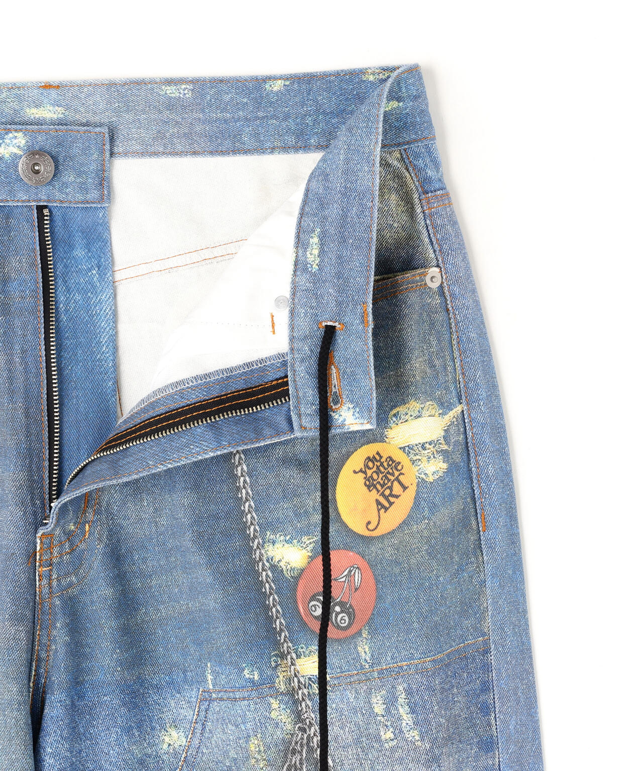 FR(13)NDS/フレンズ/TROMPEL'OEIL DENIM PANTS