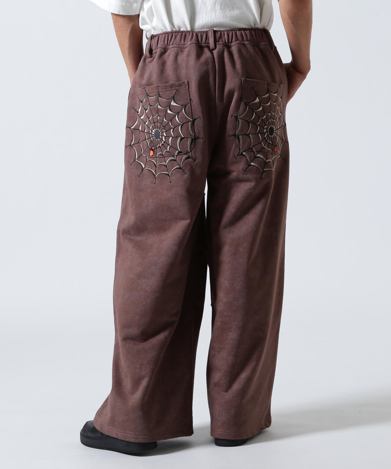 FR(13)NDS × Ed Hardy/フレンズ × エド・ハーディ/コラボ ダブルニースウェットパンツ