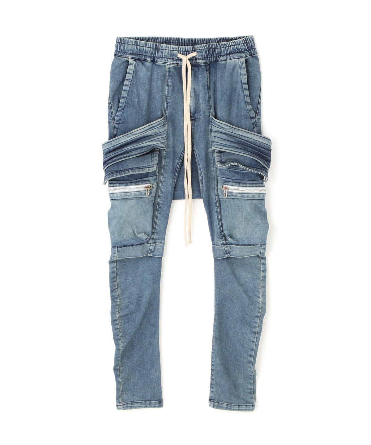 A.F ARTEFACT/エーエフ・アーティファクト/INDIGO DENIM CARGO SKINNY PANTS