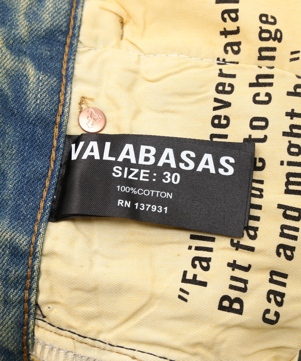 Valabasas/バラバサス/Mr.SHORTS DENIM