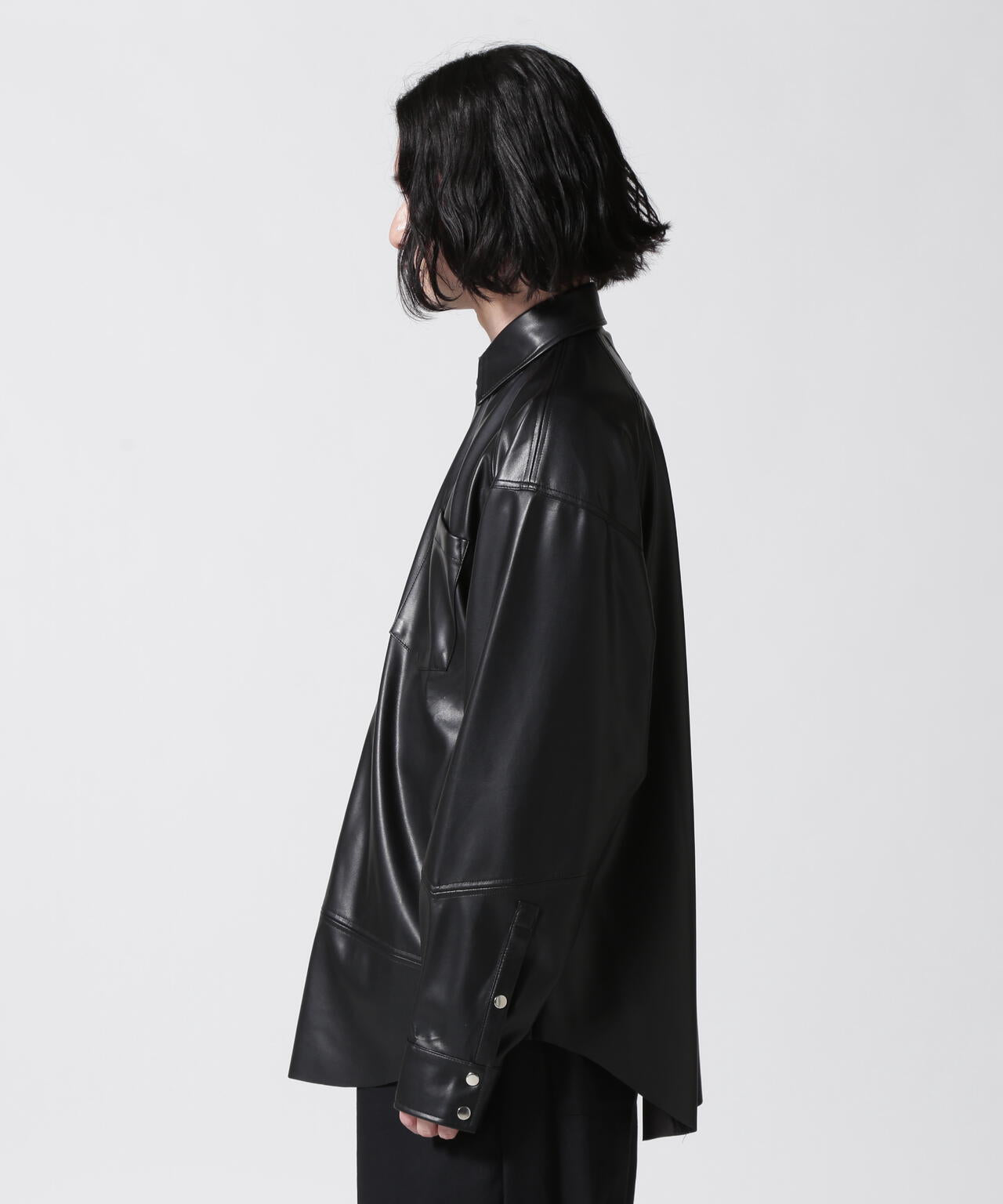 GEN_DAI/ゲンダイ/FAKE LEATHER SHIRT