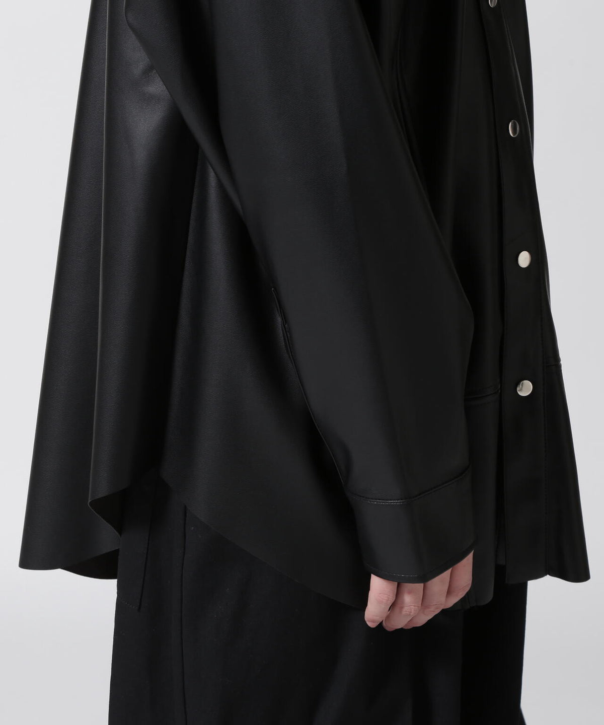 GEN_DAI/ゲンダイ/FAKE LEATHER SHIRT