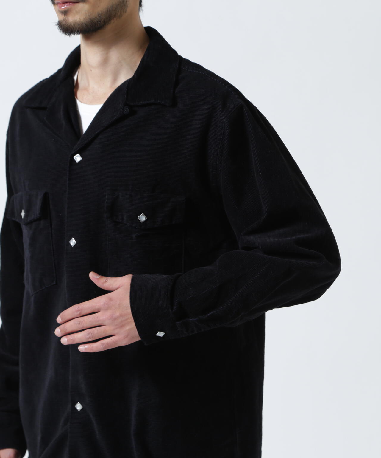 MASSES/マシス/WESTERN CORDUROY SHIRT